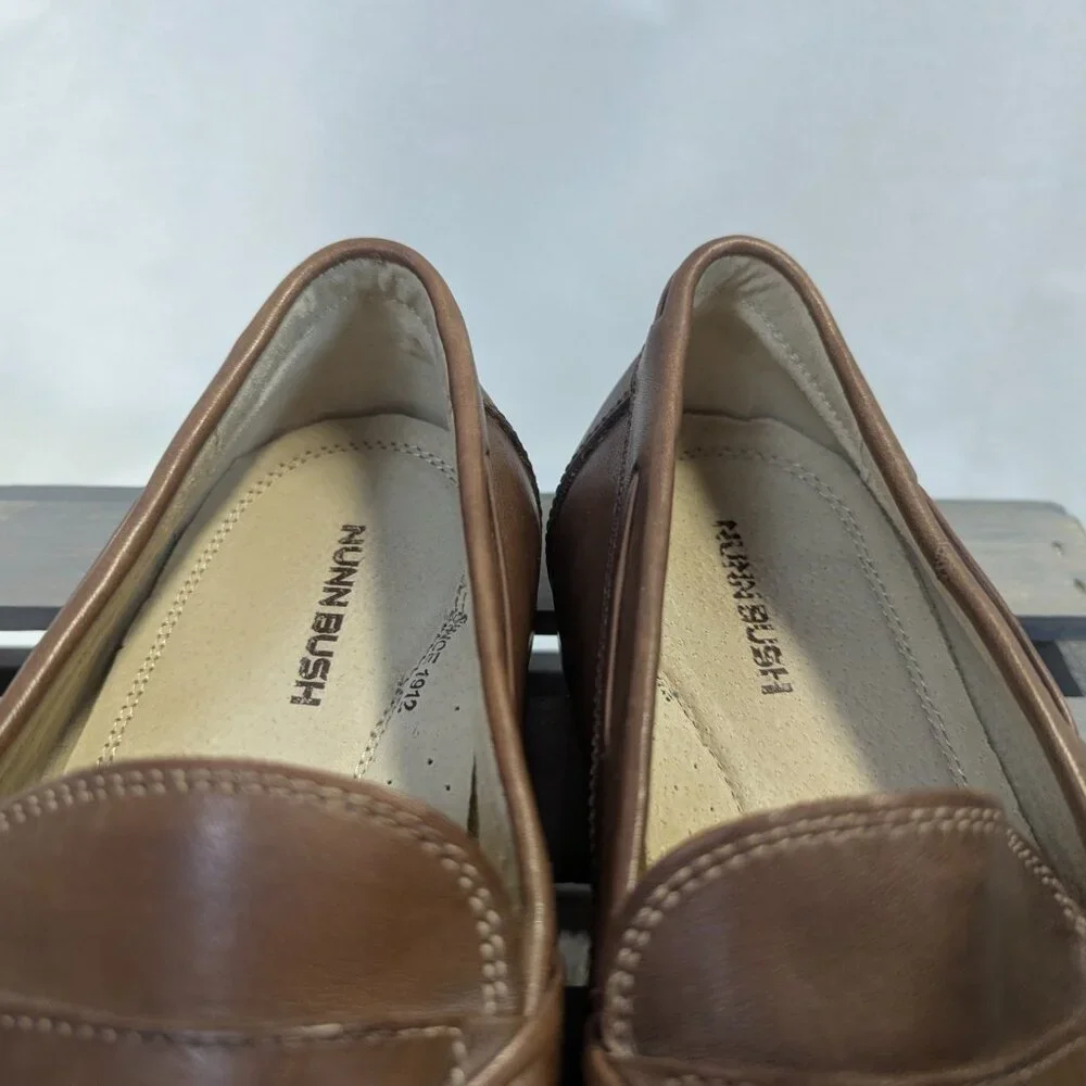 Nunn Bush Size 10 Brown Tassel Loafers